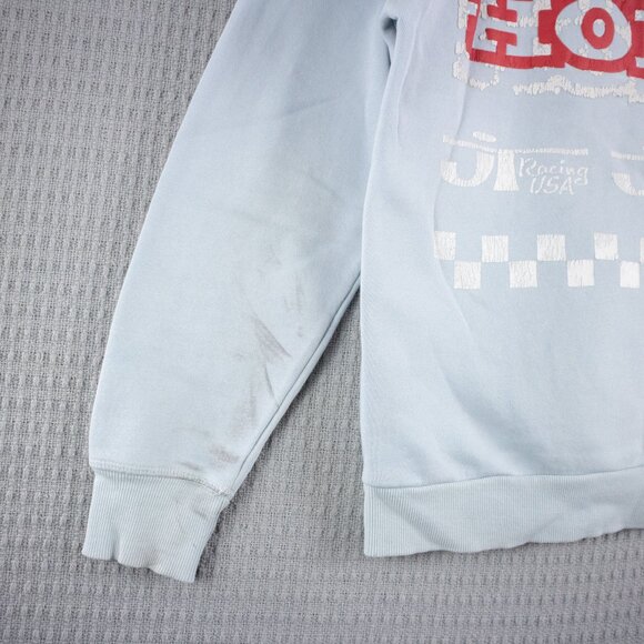 Bershka x Honda Graphic Print Hoodie Blue S - Picture 7 of 8